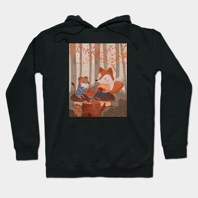 Tea time in the forest Hoodie by LeFacciotte